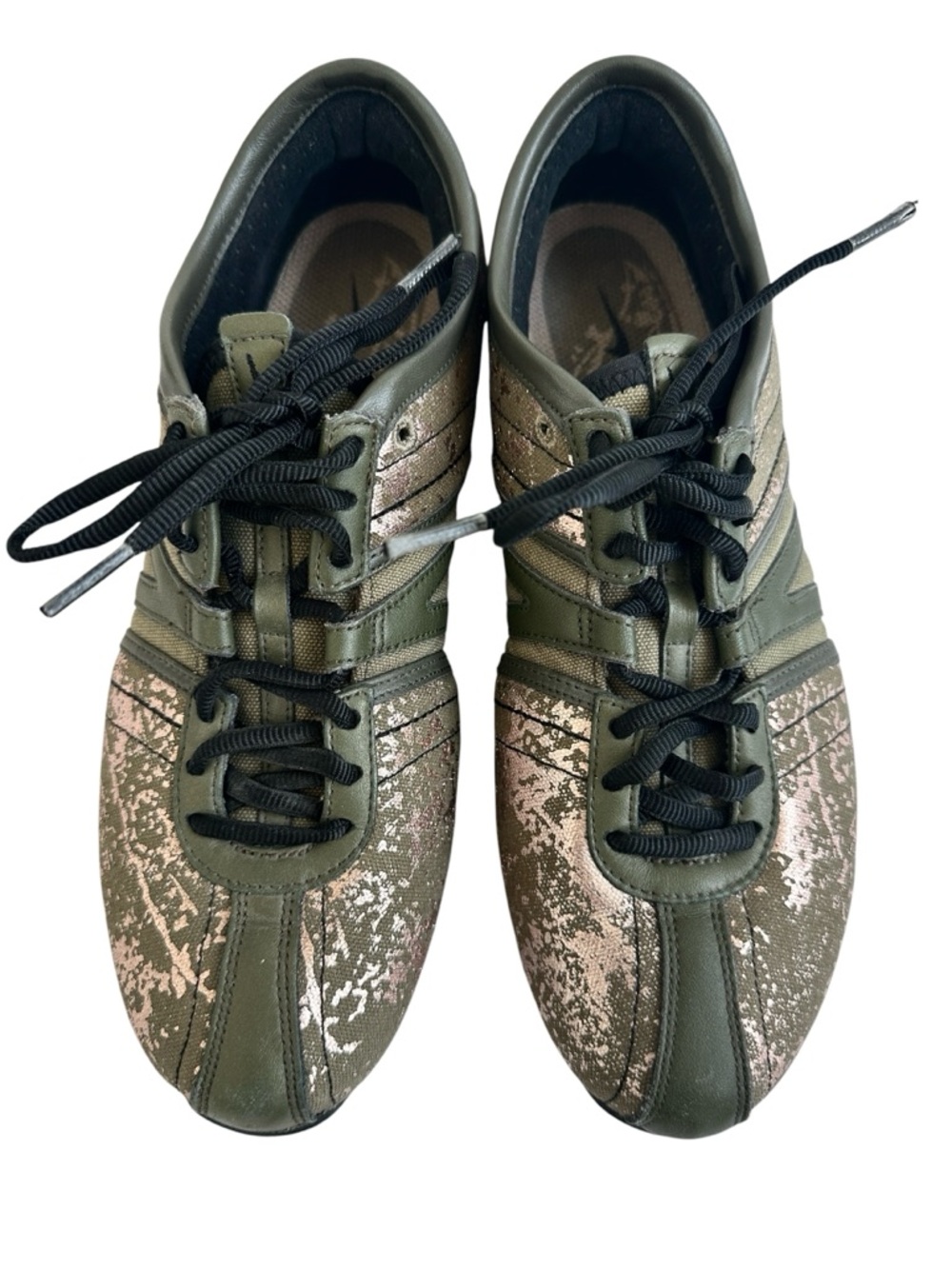 Nike Capri Metallic Olive Bronze Sneakers Low Profile Retro Trainers 7.5